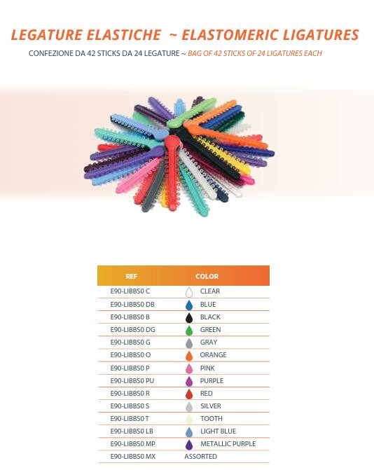 ELASTOMERIC LIGATURES